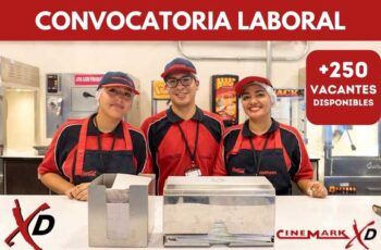 Cinemark Solicita Personal con Urgencia