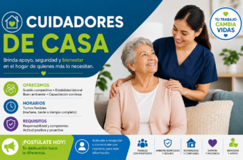Trabajo para Cuidadores de Casa: Postula Ahora