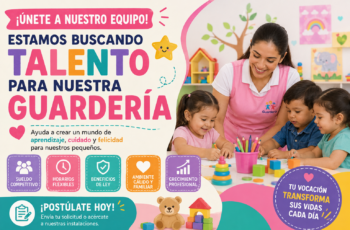 Vacantes de Empleo en Guardería –  Disponibles Hoy