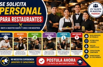 Oportunidades Laborales en Restaurante: Puestos Disponibles para Todos